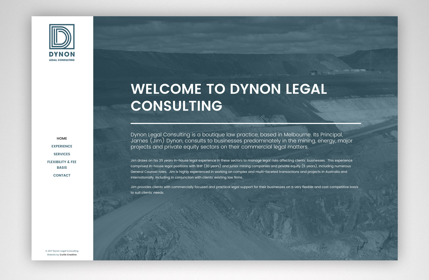 Dynon Legal Website Design.